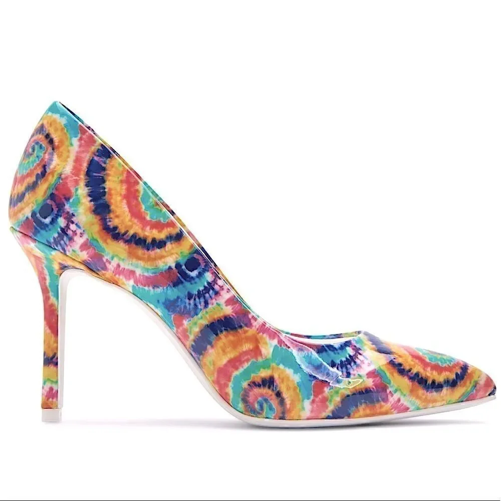 Katy Perry Sissy Pointed Toe Tie Dye Heeled Pump